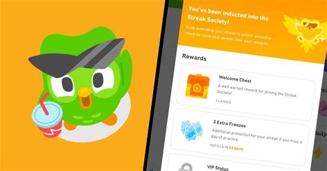 duolingo streak freeze|duolingo streak society vip.